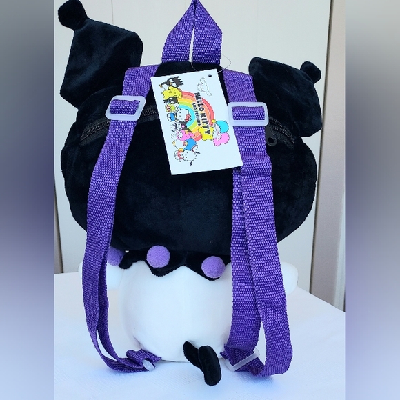 HELLO KITTY and Friends Kuromi 14" Plush Back Pack NWT - Picture 4 of 6